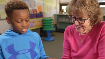 Reading Multisyllable Words with Xavier, Third Grader